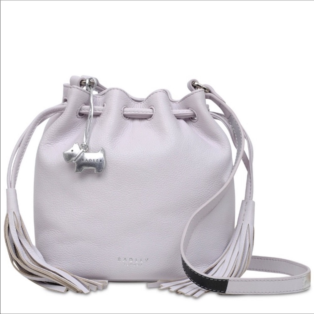 Radley London LILAC Mini Leather Bucket Bag NWT
